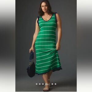 Anthropologie NWT Daily Practice by Anthropologie  Sweater Midi Dress size L.